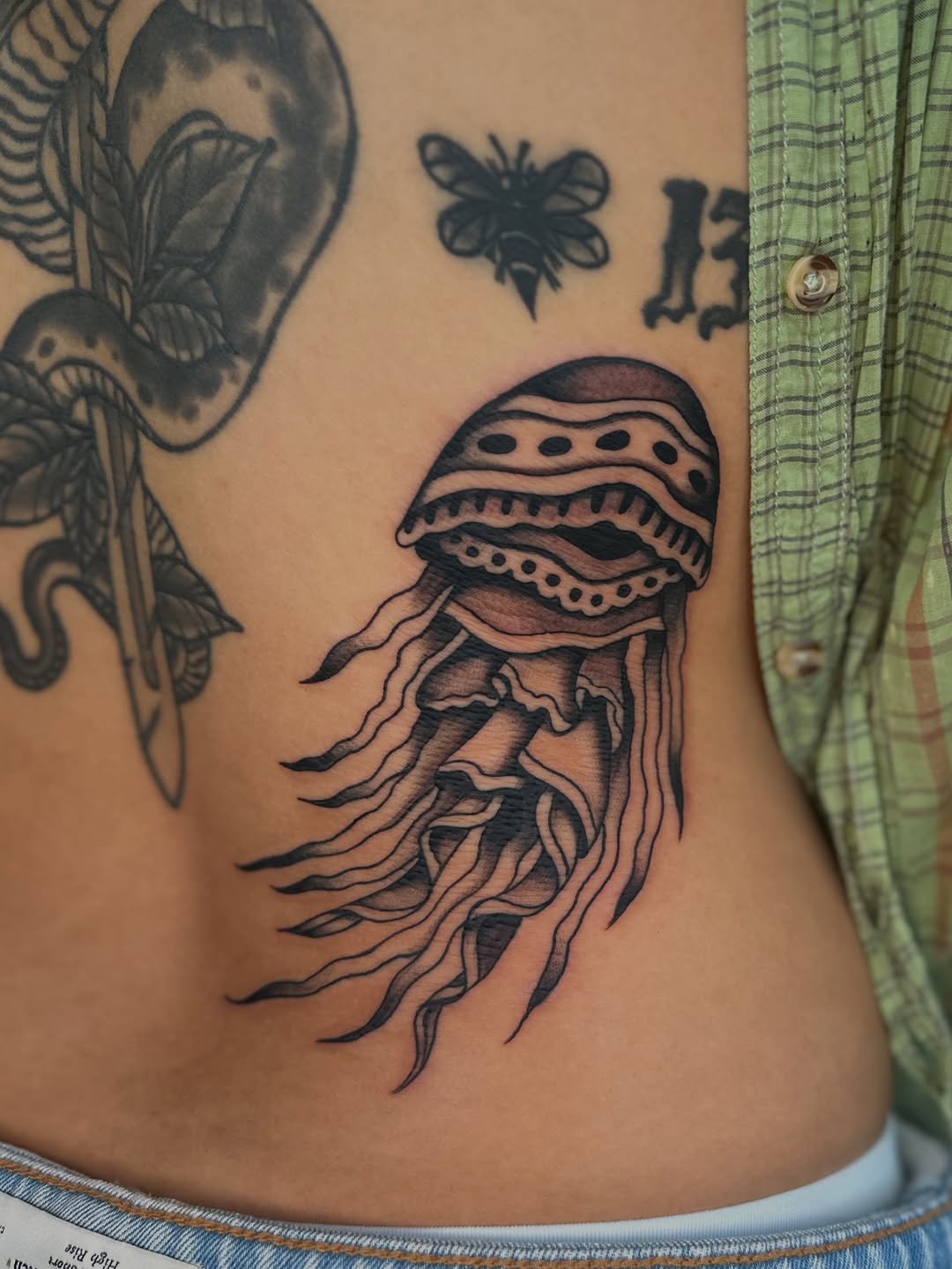 Tattoo by @maxpete — black_and_grey, illustrative