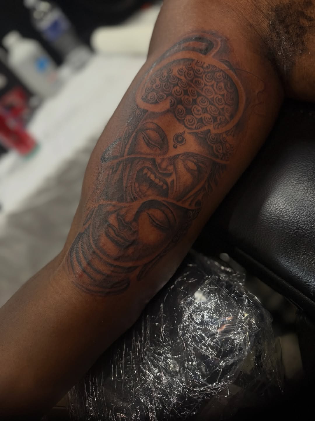 Tattoo by @godqueenkairoh β black_and_grey, realism