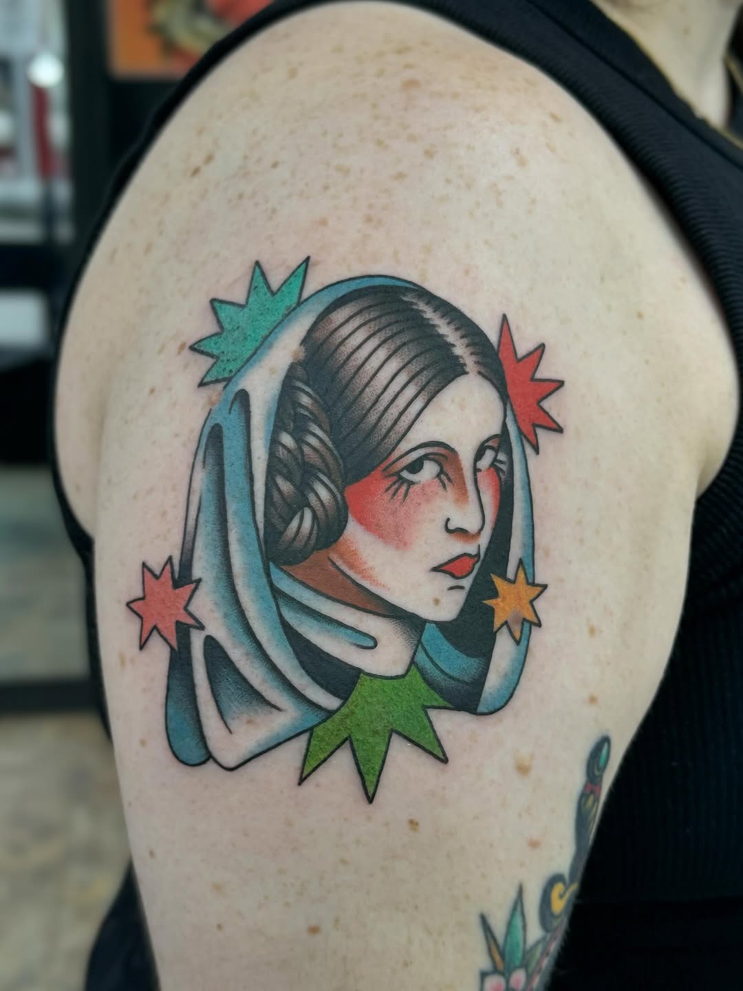 Tattoo by @tina_b_draws — american_traditional, neo_traditional
