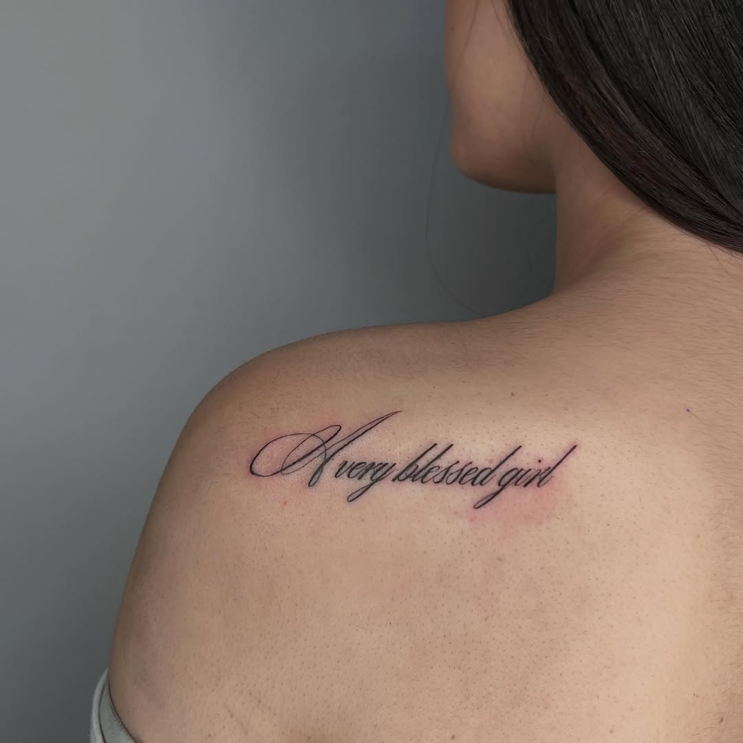 Tattoo by @jusan.tattoos β lettering_script, fine_line