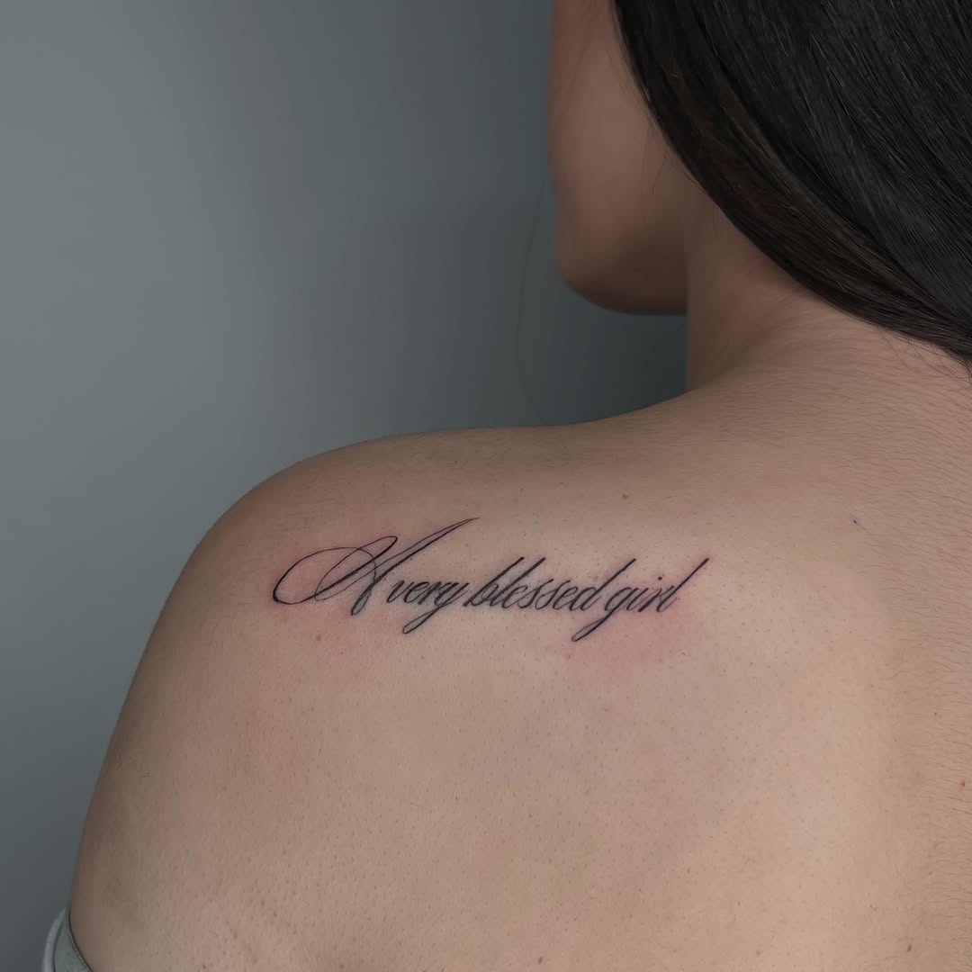 Tattoo by @jusan.tattoos β lettering_script, fine_line
