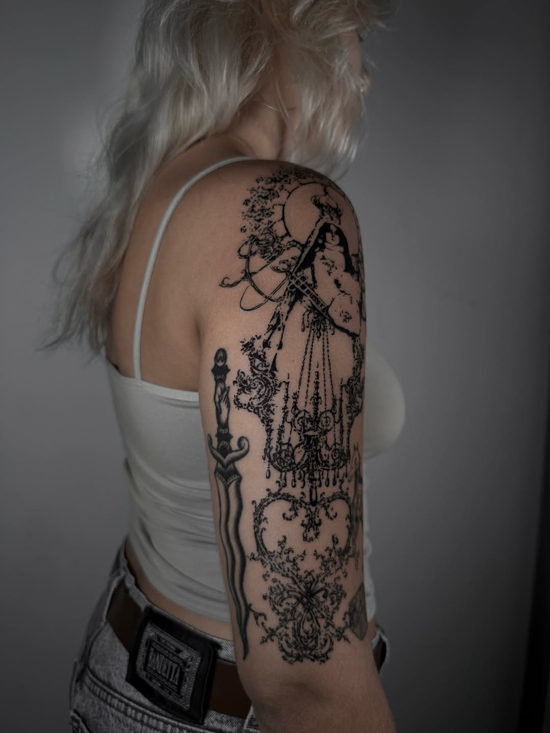 Tattoo by @luahills.tattoos — blackwork, ornamental