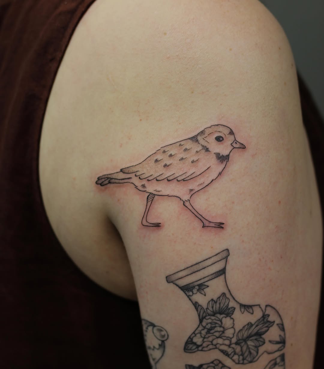 Tattoo by @amandaktattoos — fine_line, black_and_grey