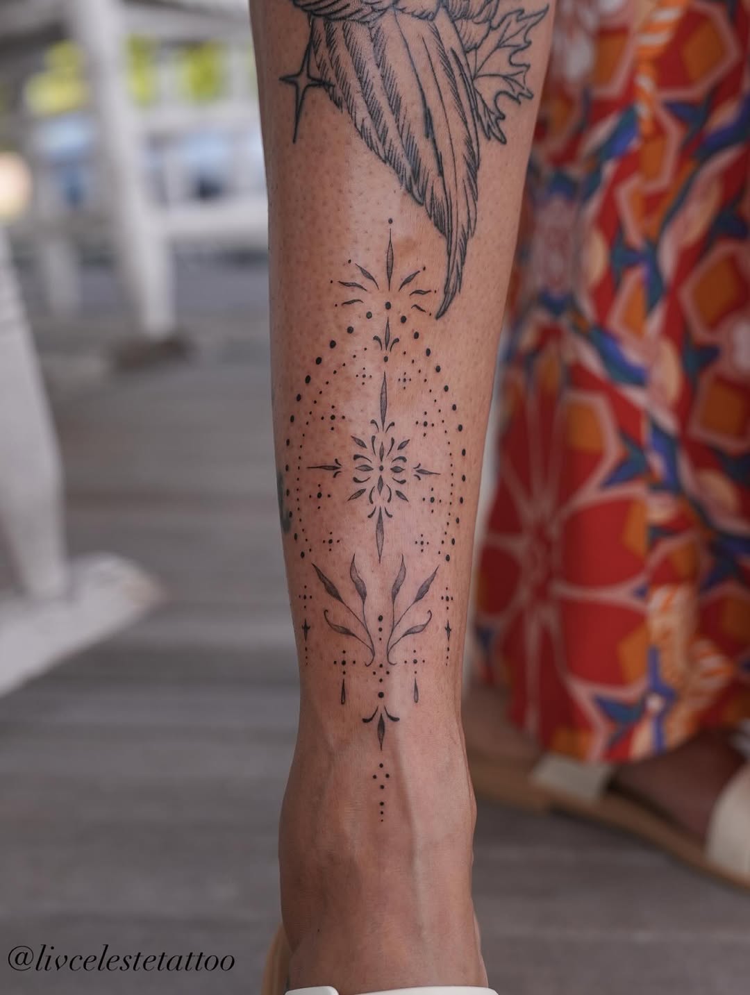 Tattoo by @livcelestetattoo โ dotwork