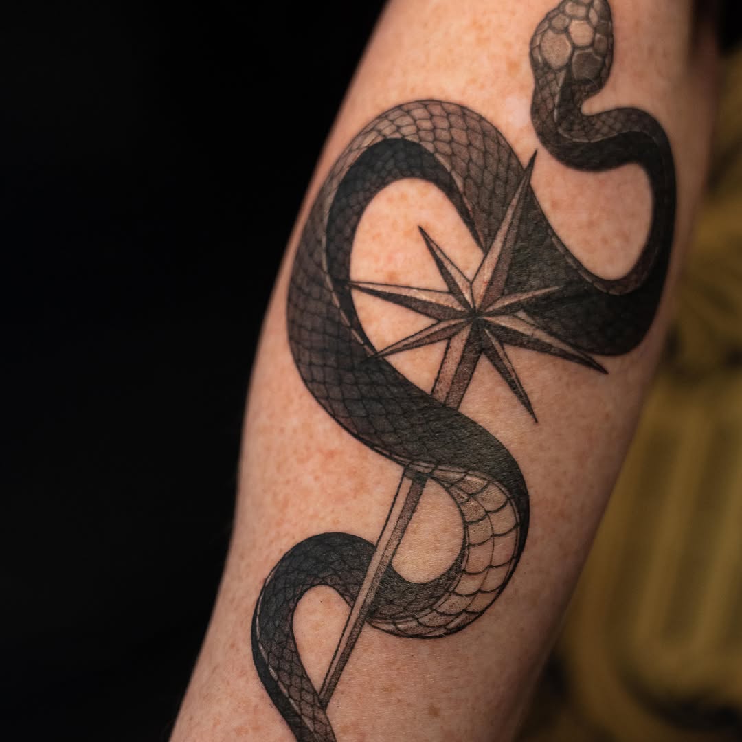 Tattoo by @hudo.tatt โ black_and_grey, realism