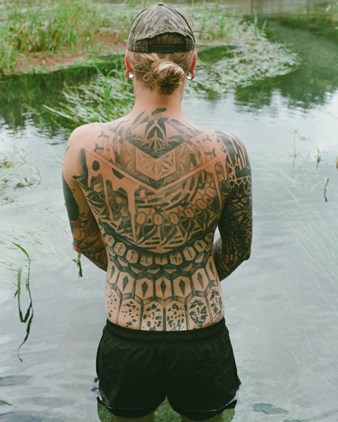 Tattoo by @jon.miller.tattoo — blackwork, geometric