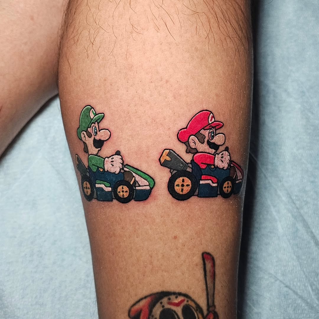 Tattoo by @pickleflavoredchapstick — new_school, anime