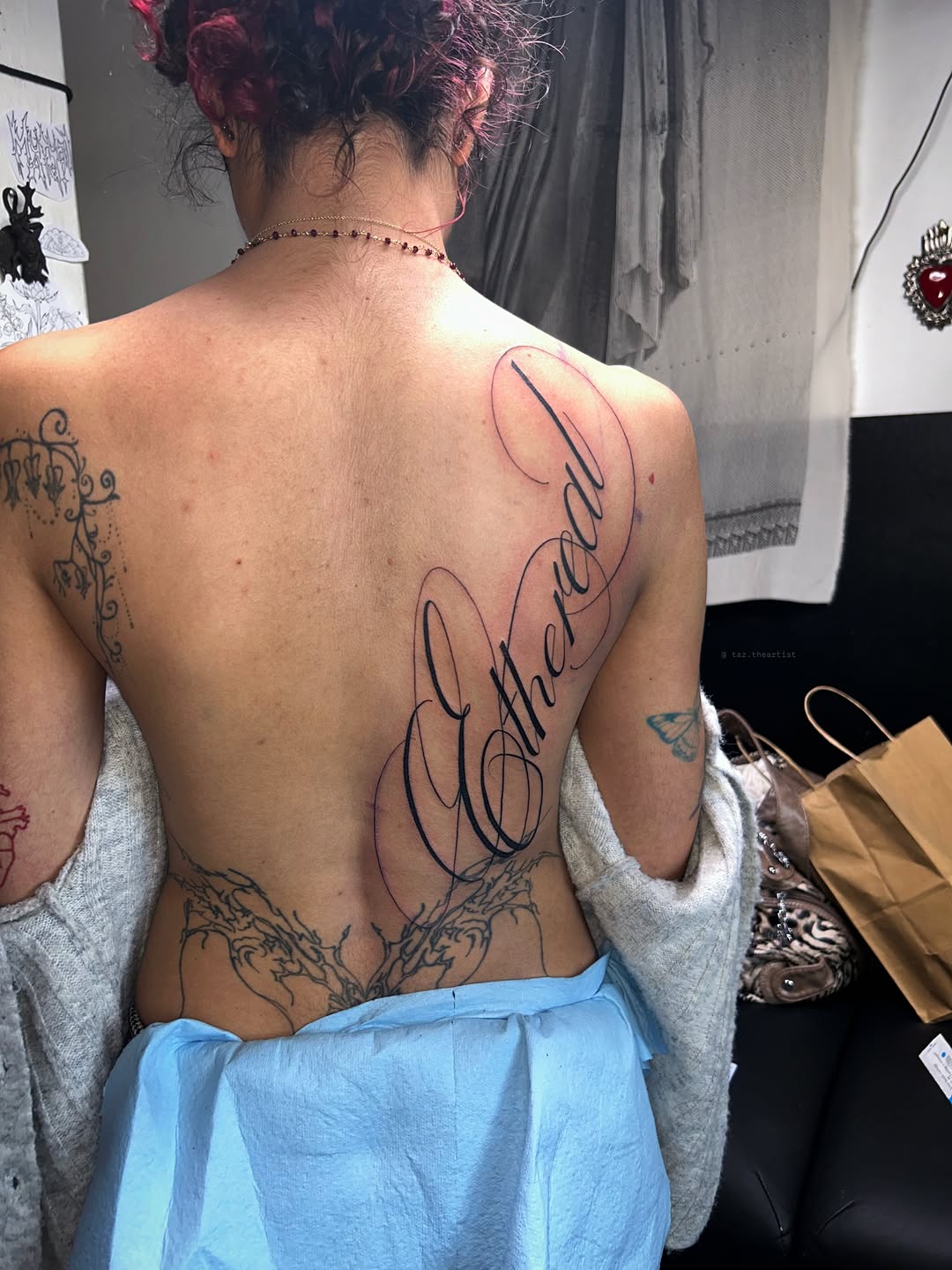 Tattoo by @taztheartist.tattoos โ lettering_script