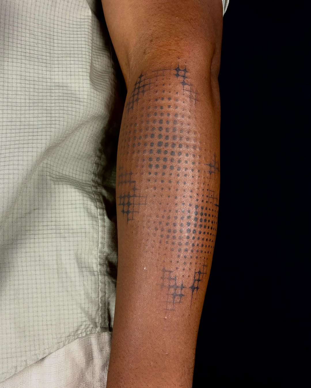 Tattoo by @ether.e.a.l β geometric, dotwork