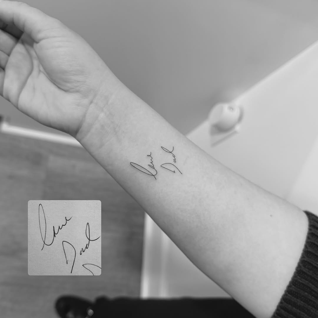 Tattoo by @scriptedtattoo_ — fine_line, lettering_script