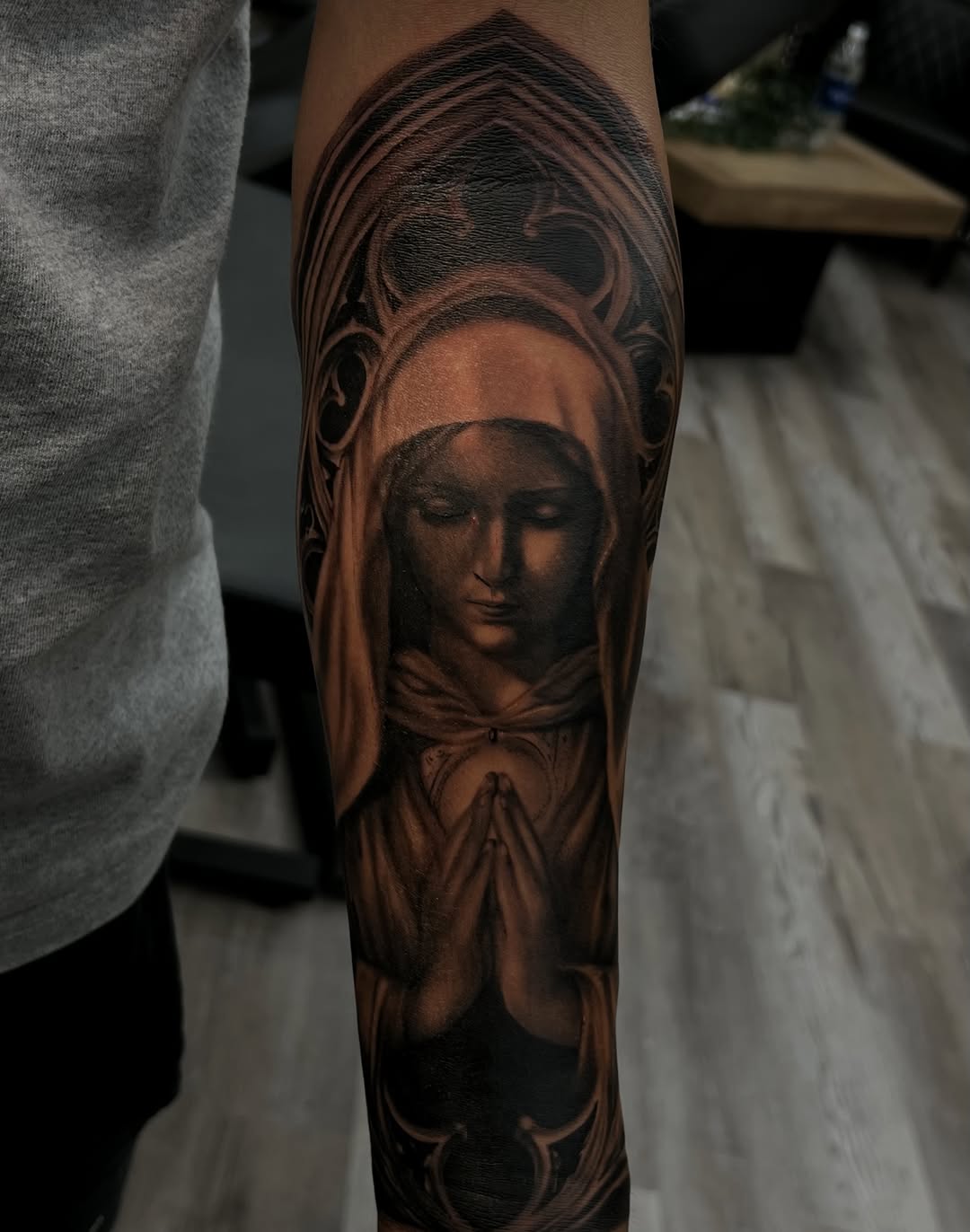 Tattoo by @lalyinkz — realism, black_and_grey