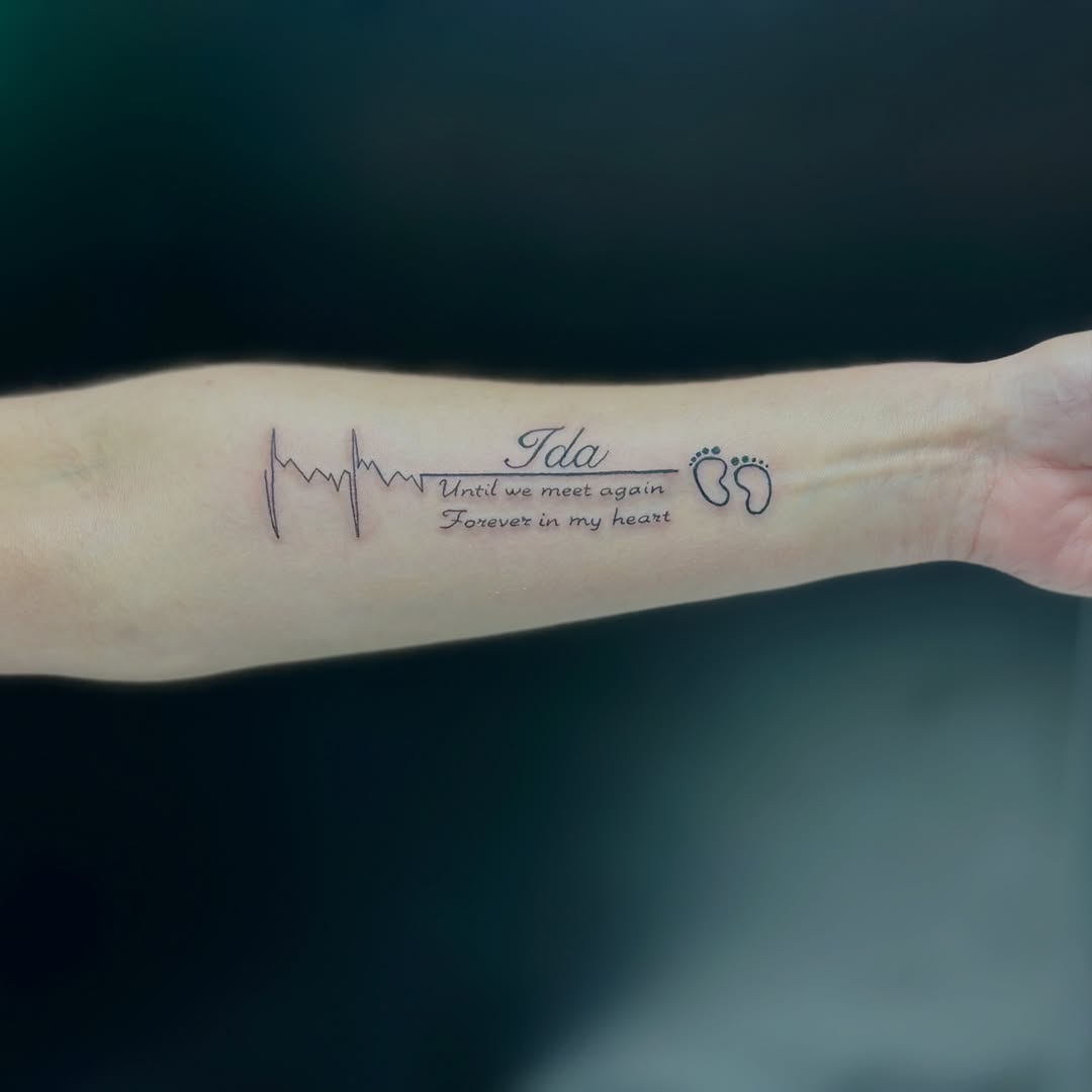 Tattoo by @aj_inkvillage — lettering_script, fine_line