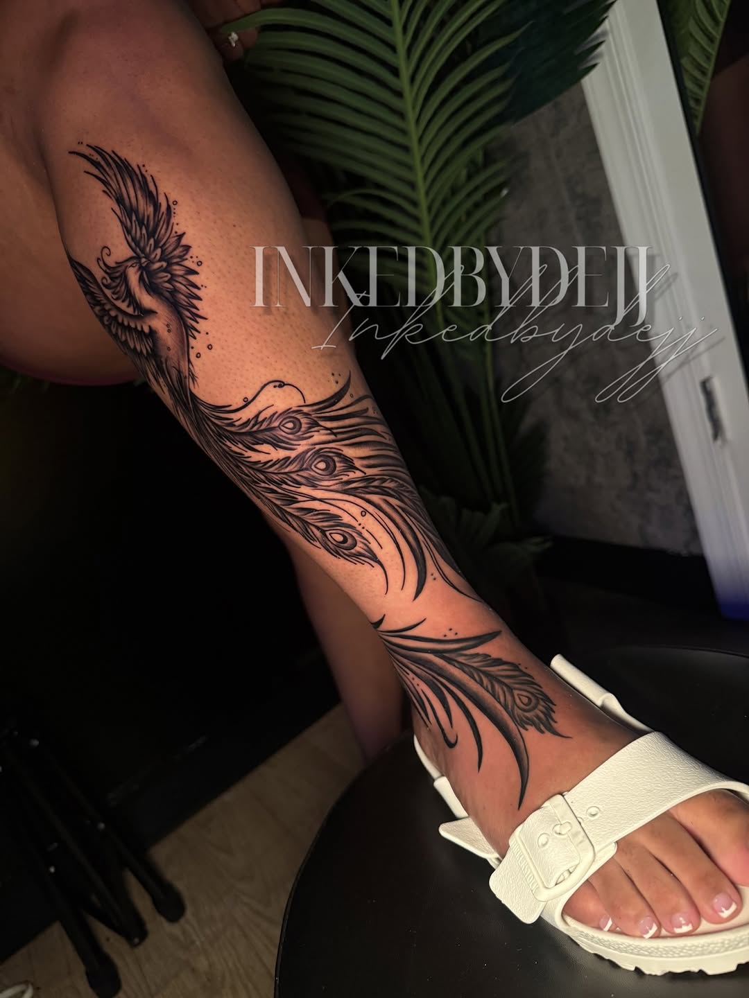 Tattoo by @inkedbydejj — black_and_grey, realism