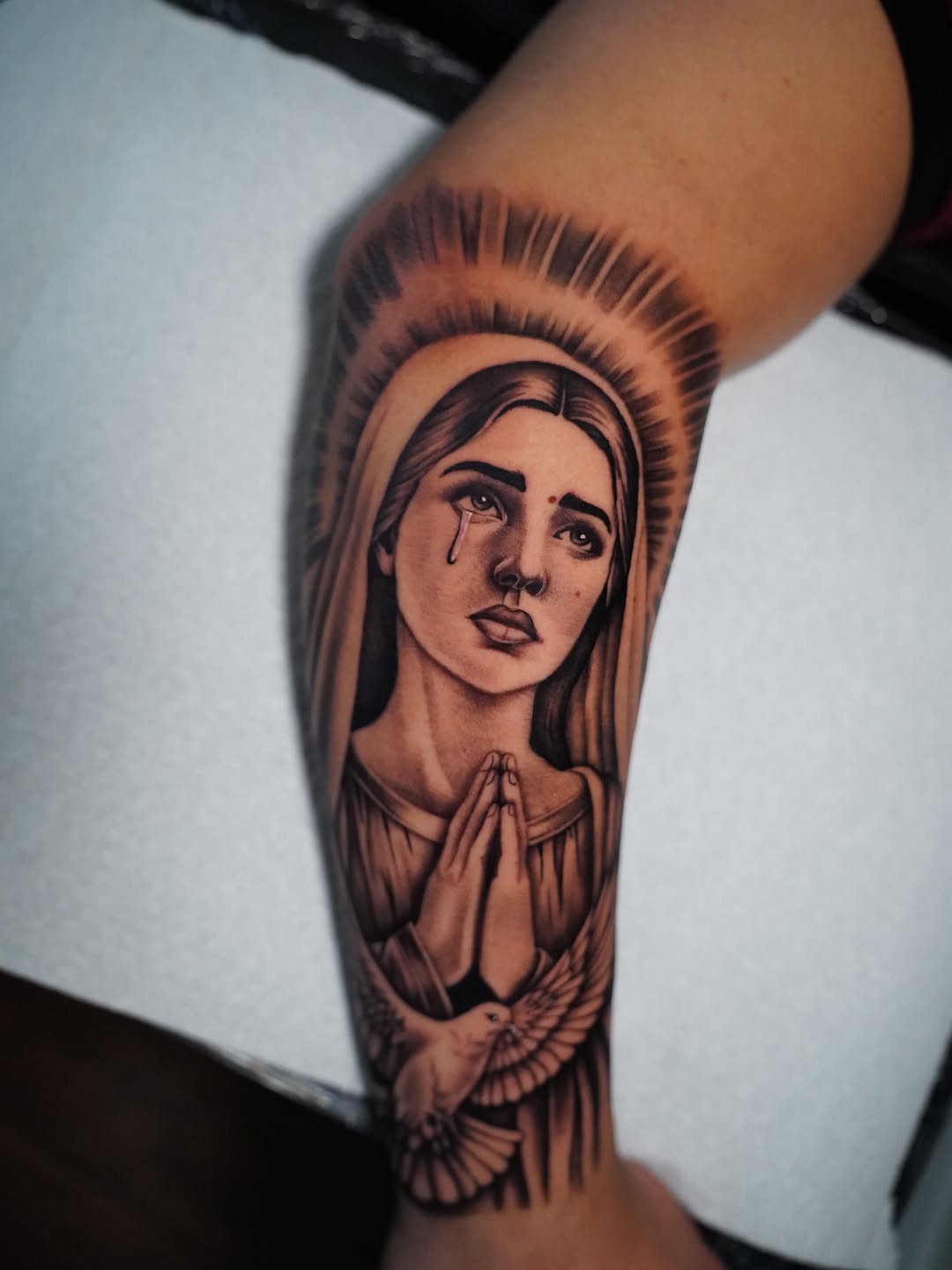 Tattoo by @mvp_tattoos — realism, black_and_grey