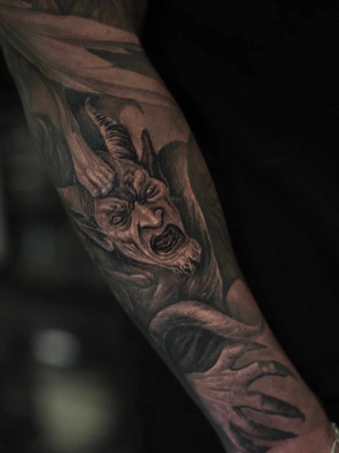 Tattoo by @nelsontellezart — realism, dark_realism