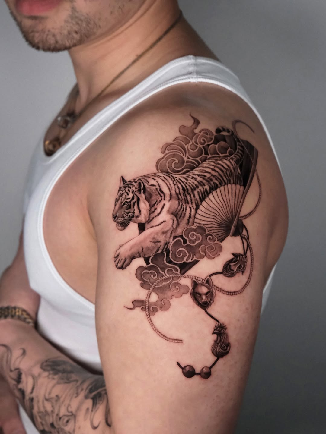 Tattoo by @da.an_tattooer — realism, black_and_grey