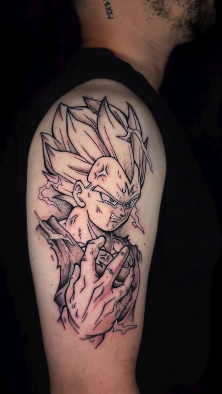 Tattoo by @king_christhian — anime, illustrative