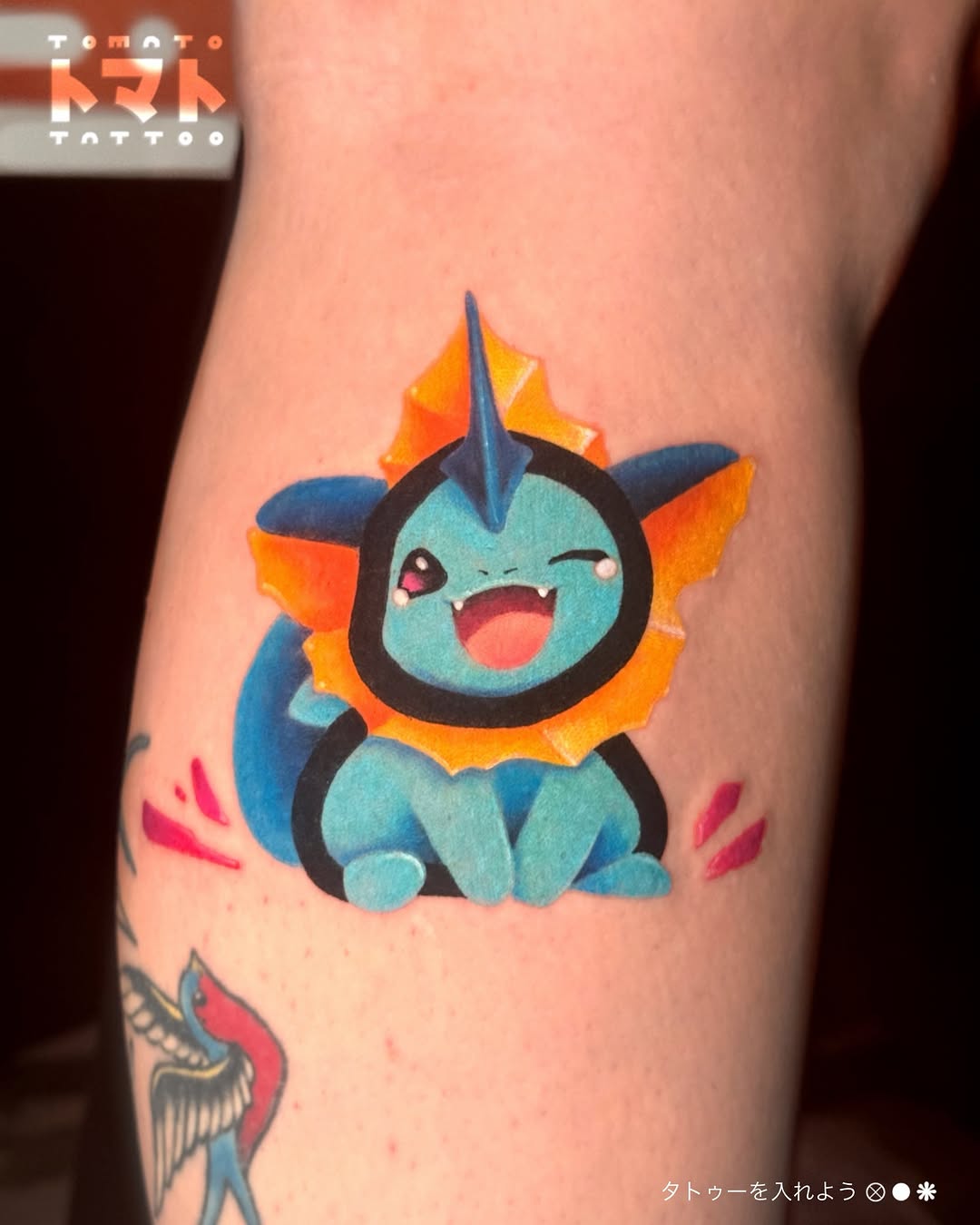 Tattoo by @tomato.tattoos โ anime, new_school