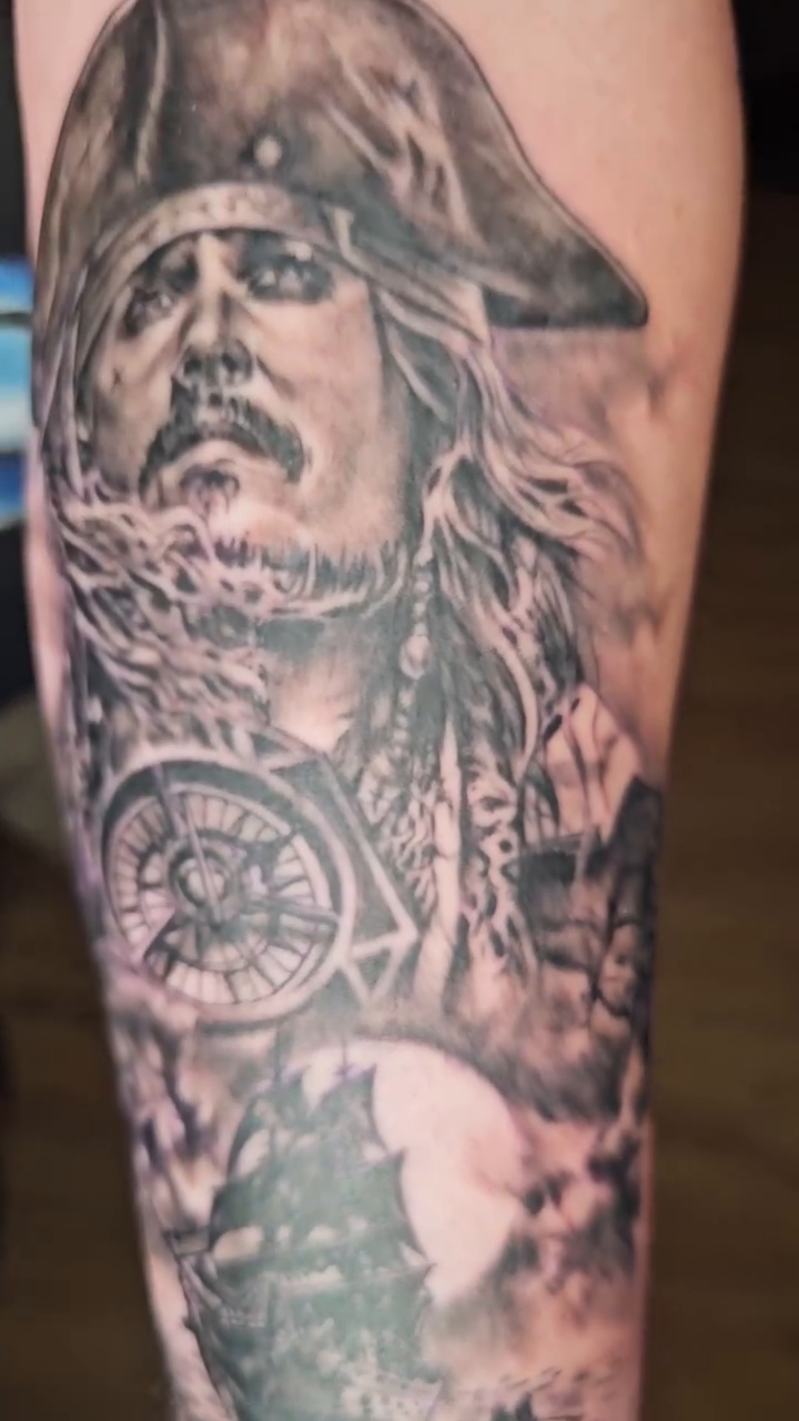 Tattoo by @billwhitejrtattoos — realism, black_and_grey