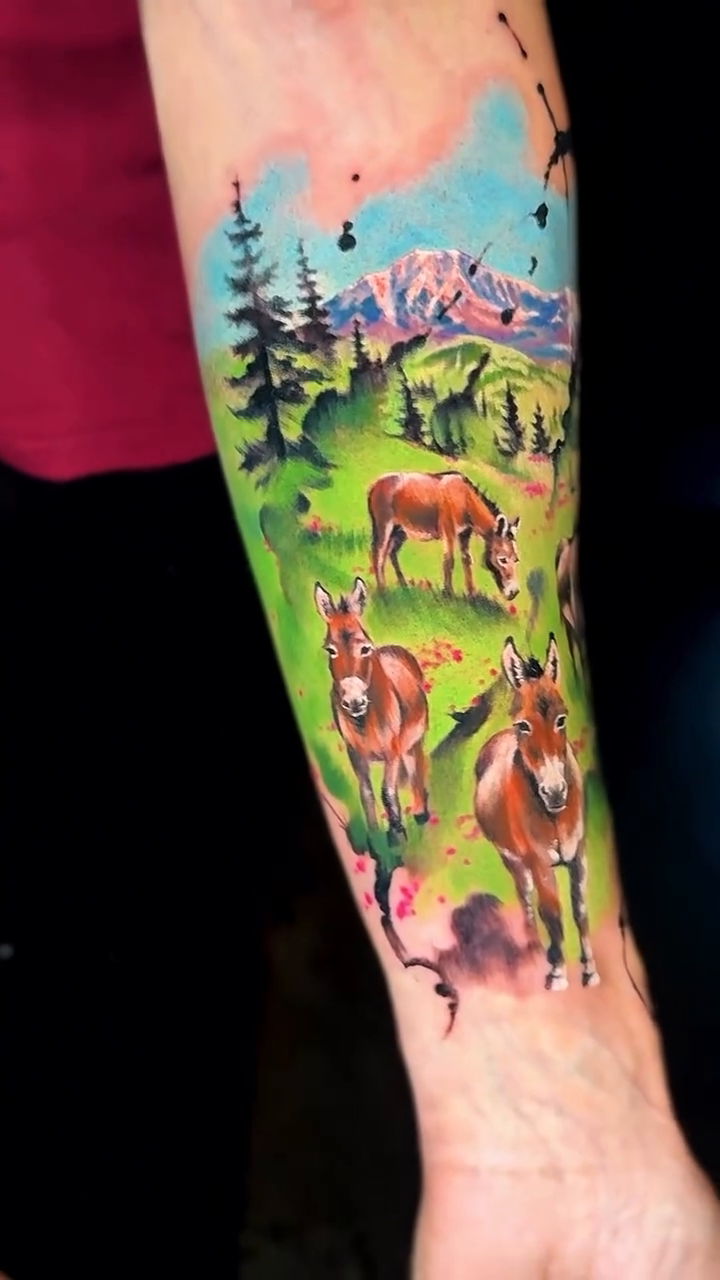 Tattoo by @noelinwheeler β illustrative, watercolor