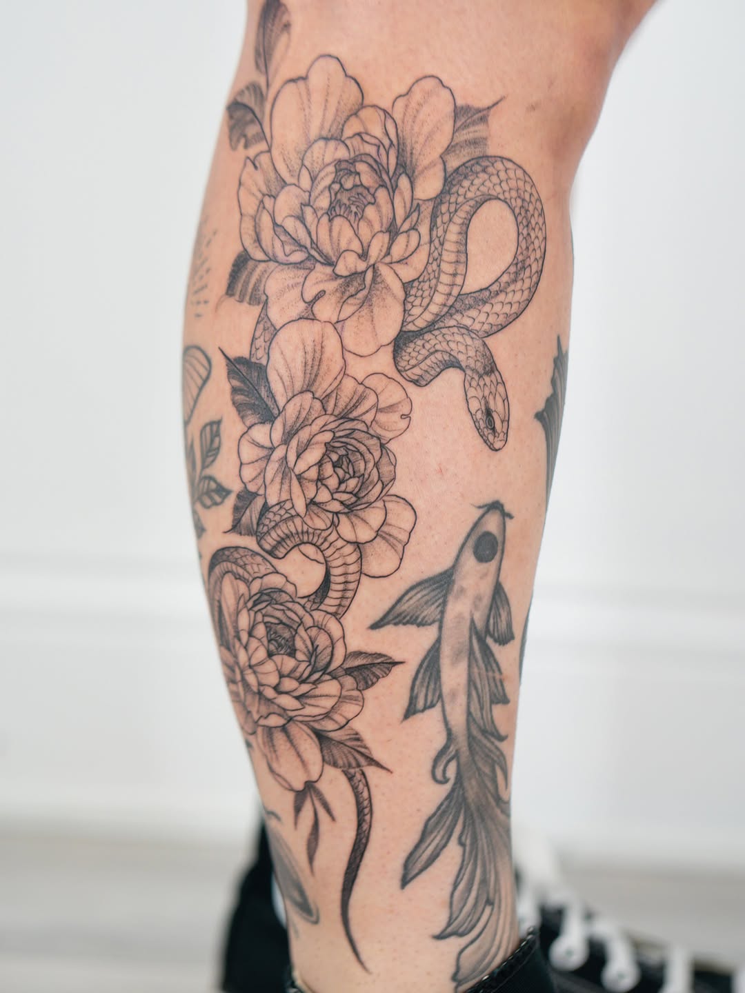 Tattoo by @skylito_creations — black_and_grey, realism