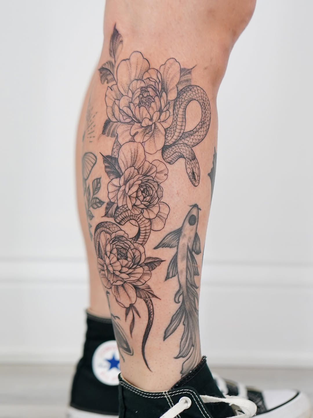 Tattoo by @skylito_creations — fine_line, black_and_grey