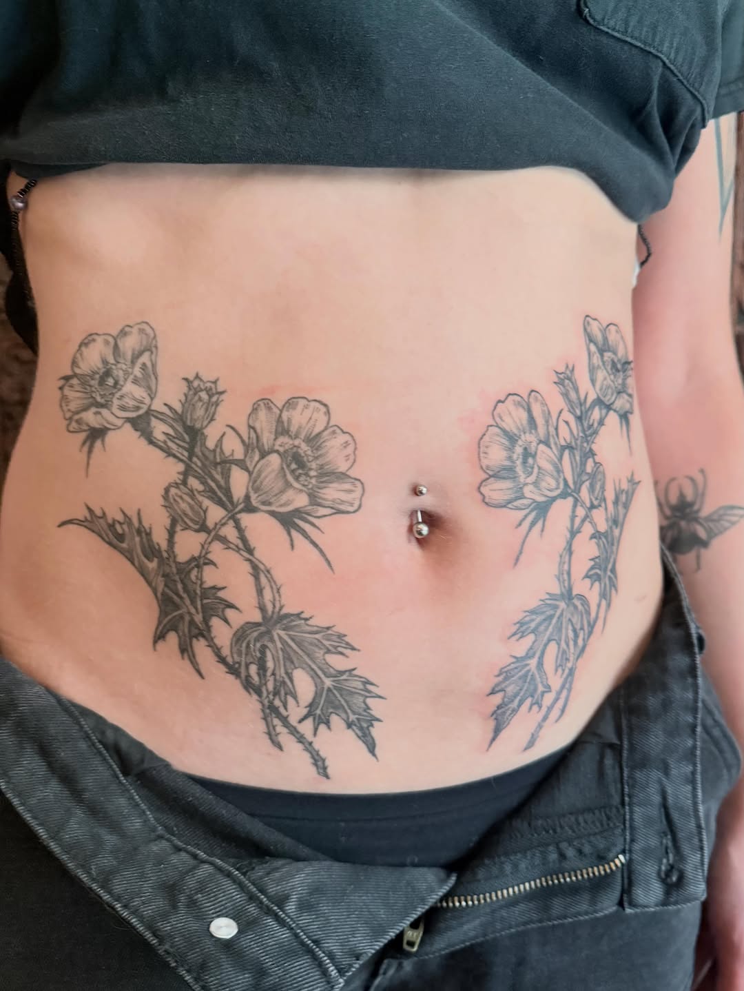 Tattoo by @emily.rose.tattoos — black_and_grey