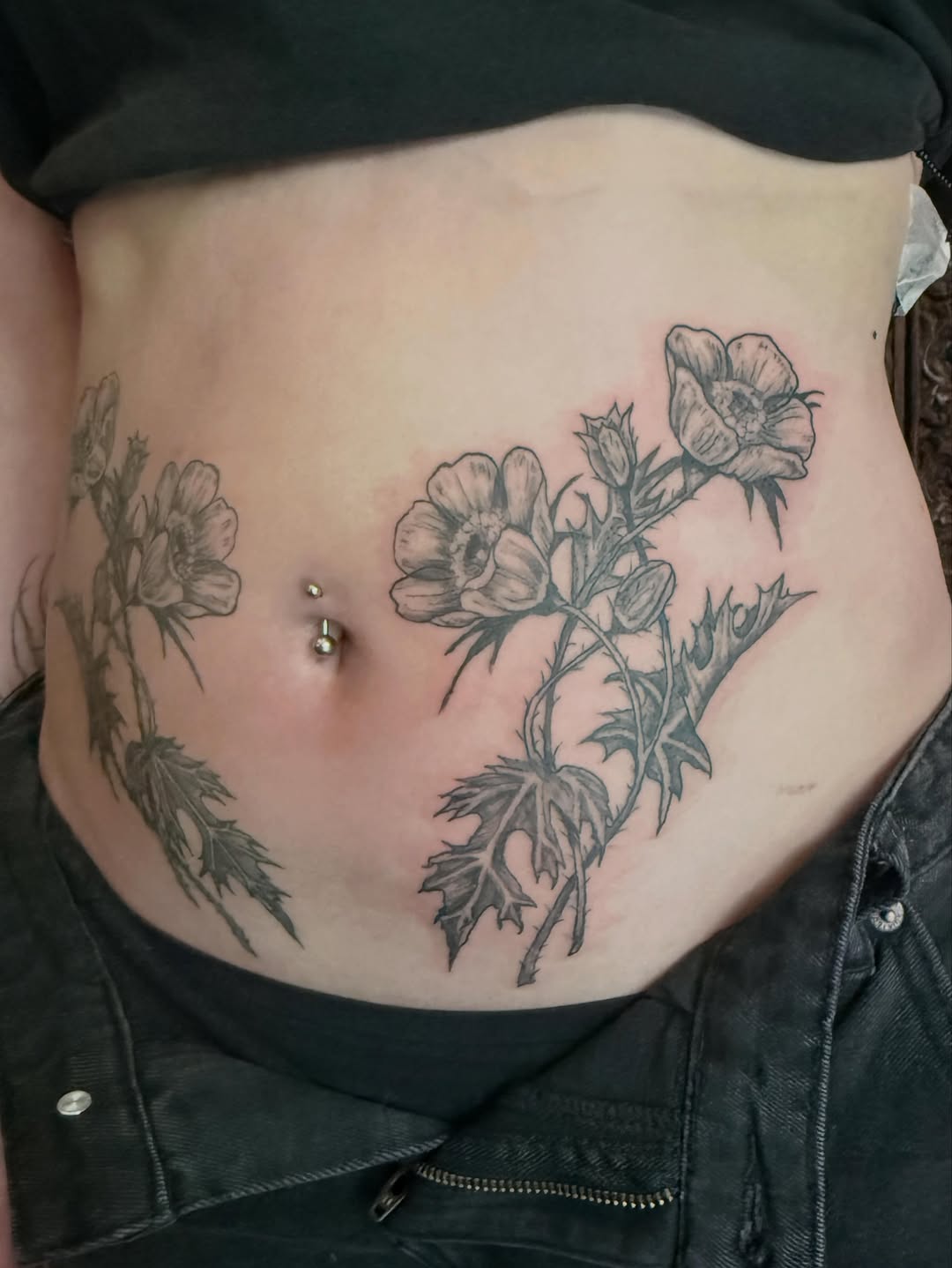 Tattoo by @emily.rose.tattoos — black_and_grey
