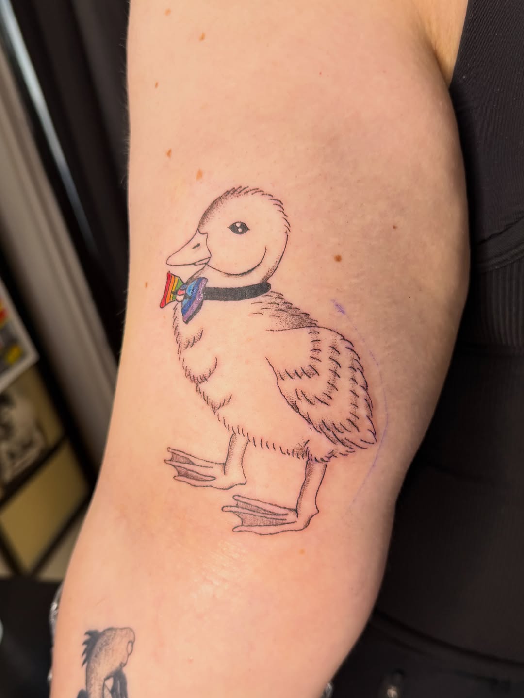 Tattoo by @luckywitchtattoo — dotwork