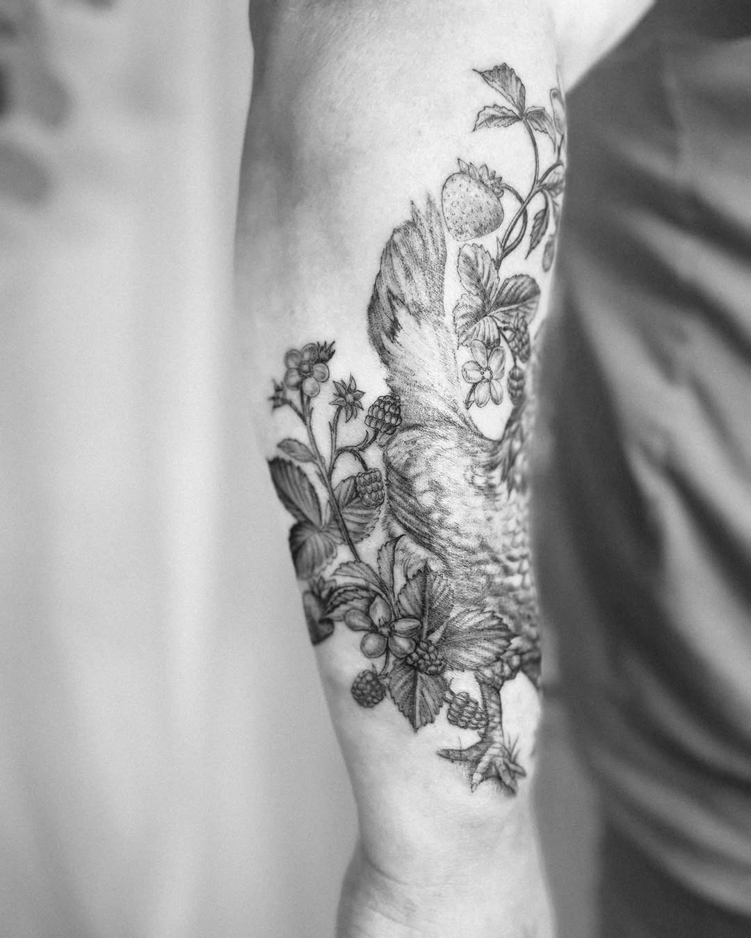 Tattoo by @yaya__ink — realism, black_and_grey