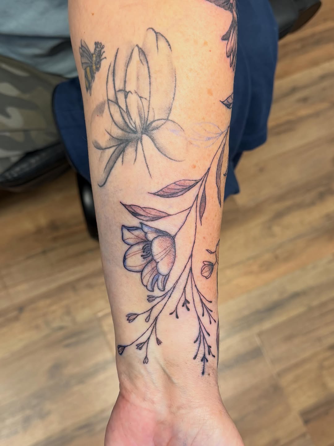 Tattoo by @milkas_tatt2 — fine_line, black_and_grey