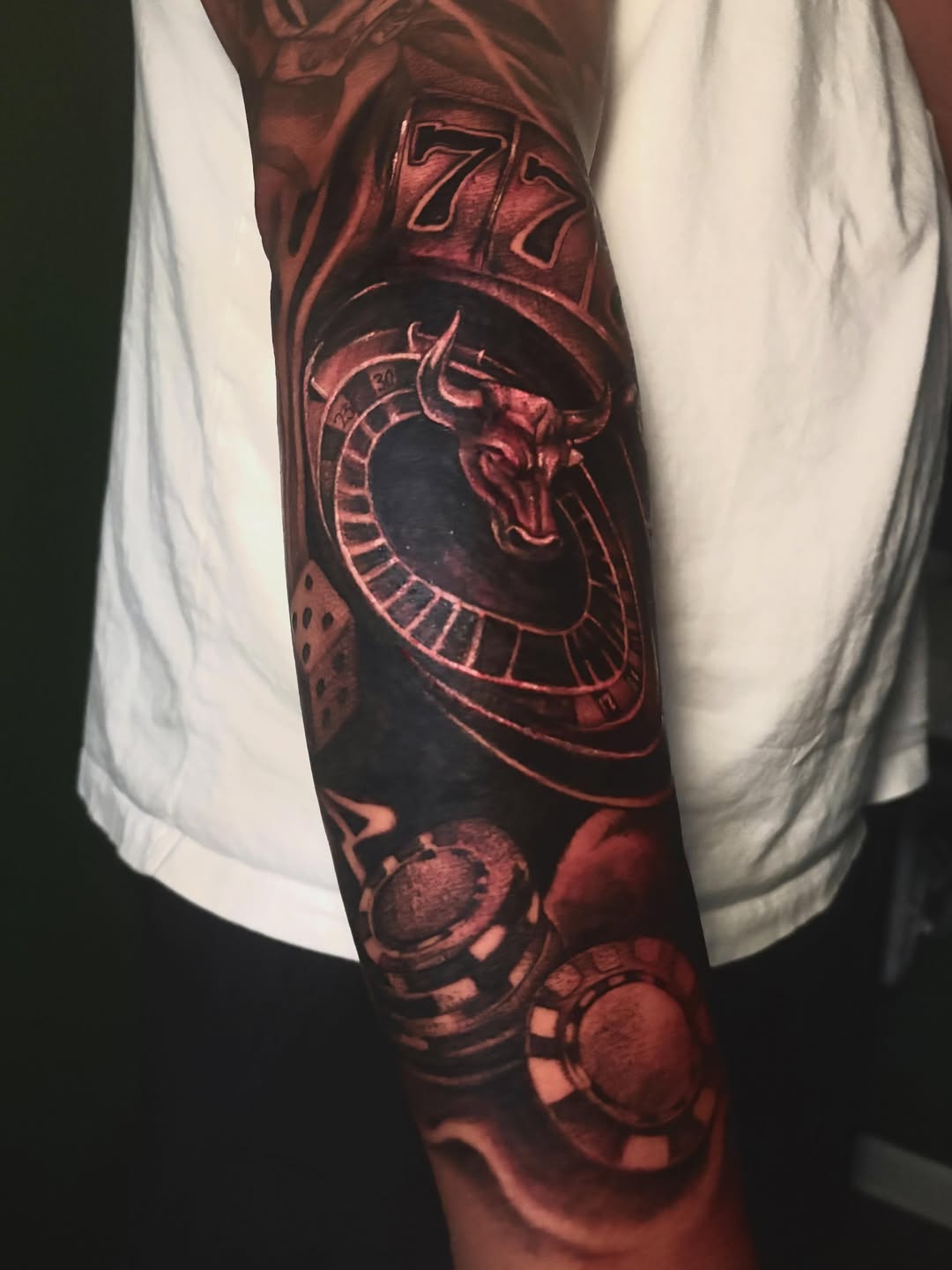 Tattoo by @tatsproshops โ realism, dark_realism