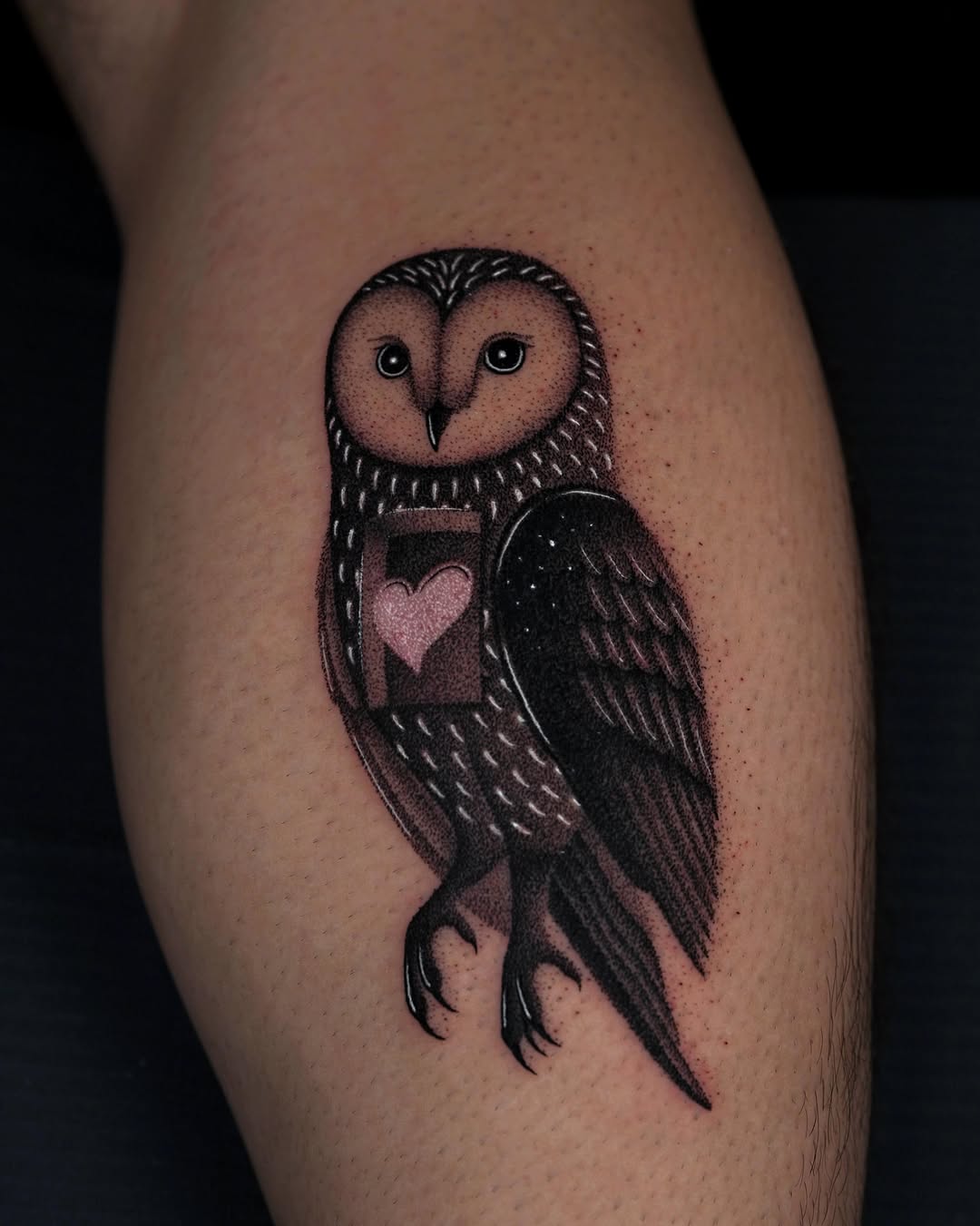Tattoo by @koda.mode โ illustrative, dotwork