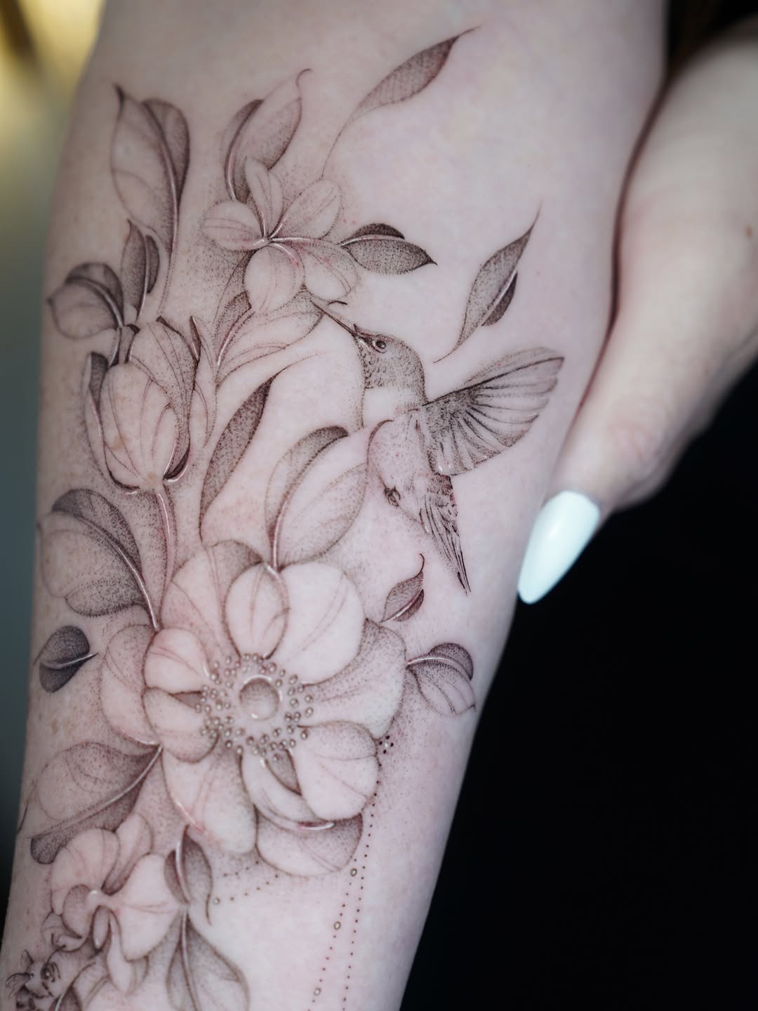 Tattoo by @belfernandezink โ fine_line, dotwork
