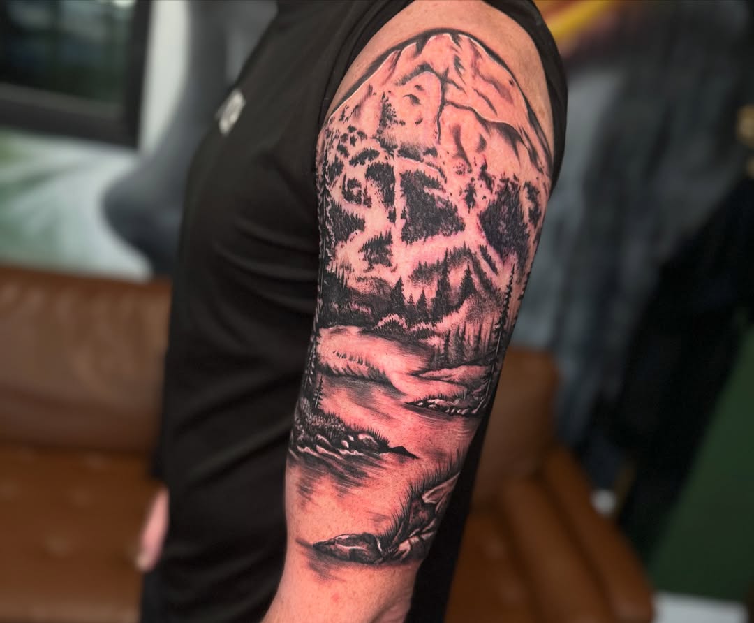 Tattoo by @bremarietattoos — realism, black_and_grey