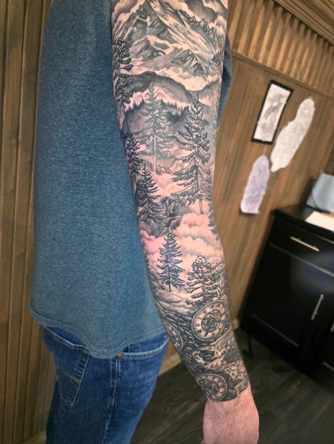 Tattoo by @ninas.tattoos_and.art — realism, black_and_grey