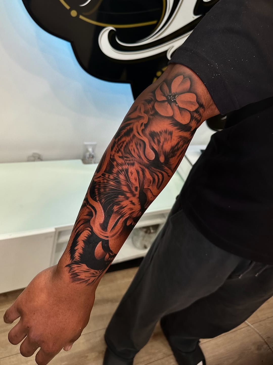 Tattoo by @inkedbydoll — realism, black_and_grey