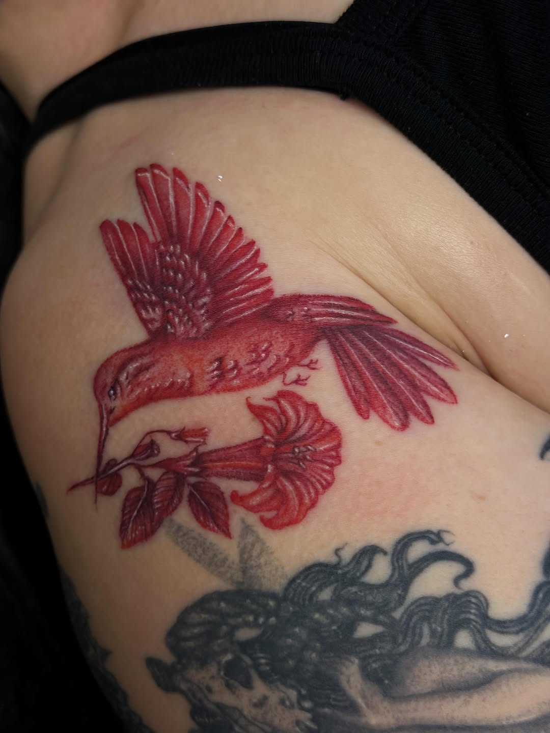 Tattoo by @bonnie_tatt2oos โ realism, fine_line