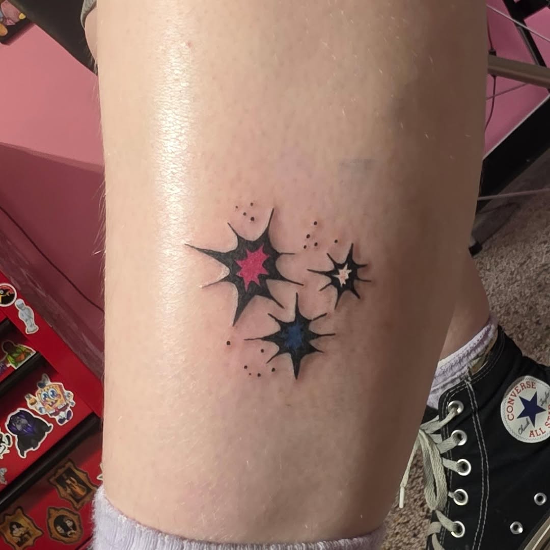 Tattoo by @callmemidas — illustrative, dotwork