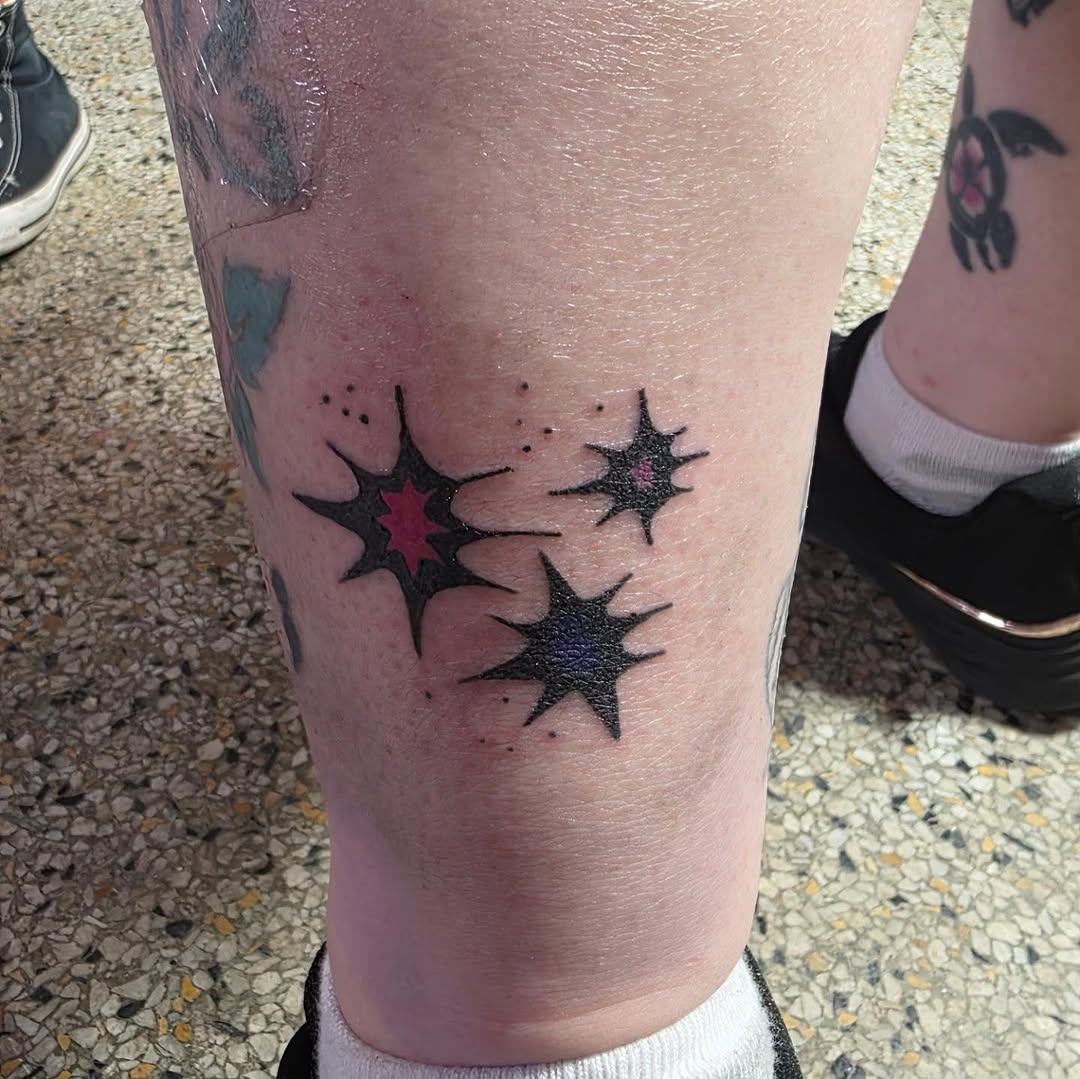 Tattoo by @callmemidas — illustrative, dotwork