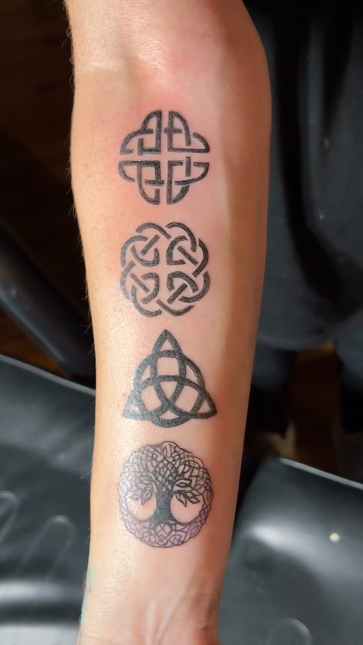 Tattoo by @samrockwell_ink — geometric, blackwork