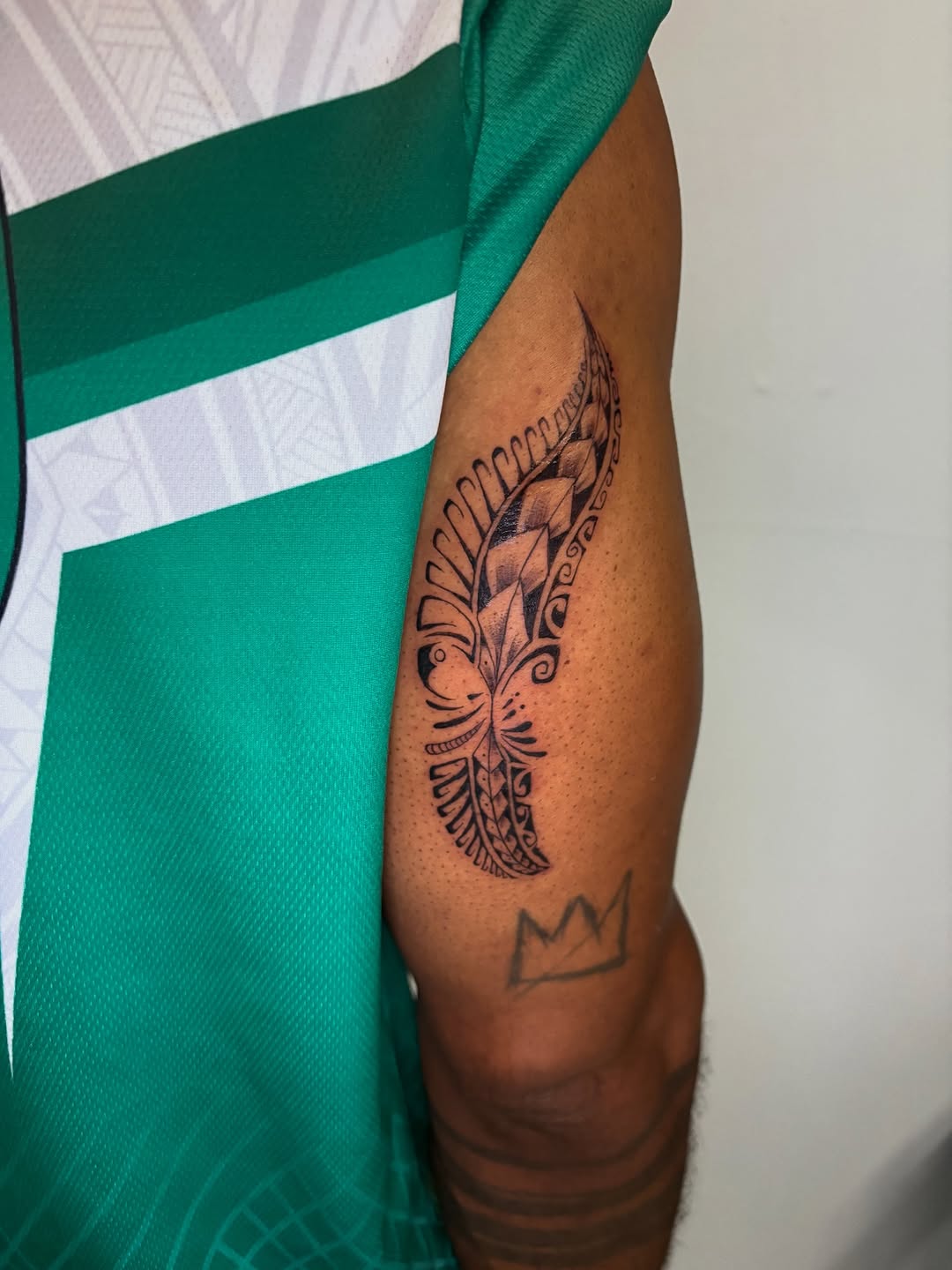 Tattoo by @jojorosetattoos — tribal, geometric