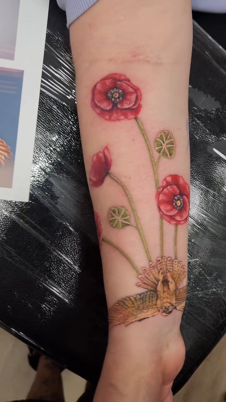 Tattoo by @sacredgemometry โ realism, fine_line
