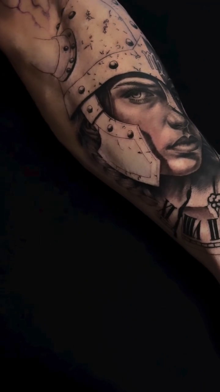 Tattoo by @irena.tattooing — realism, black_and_grey