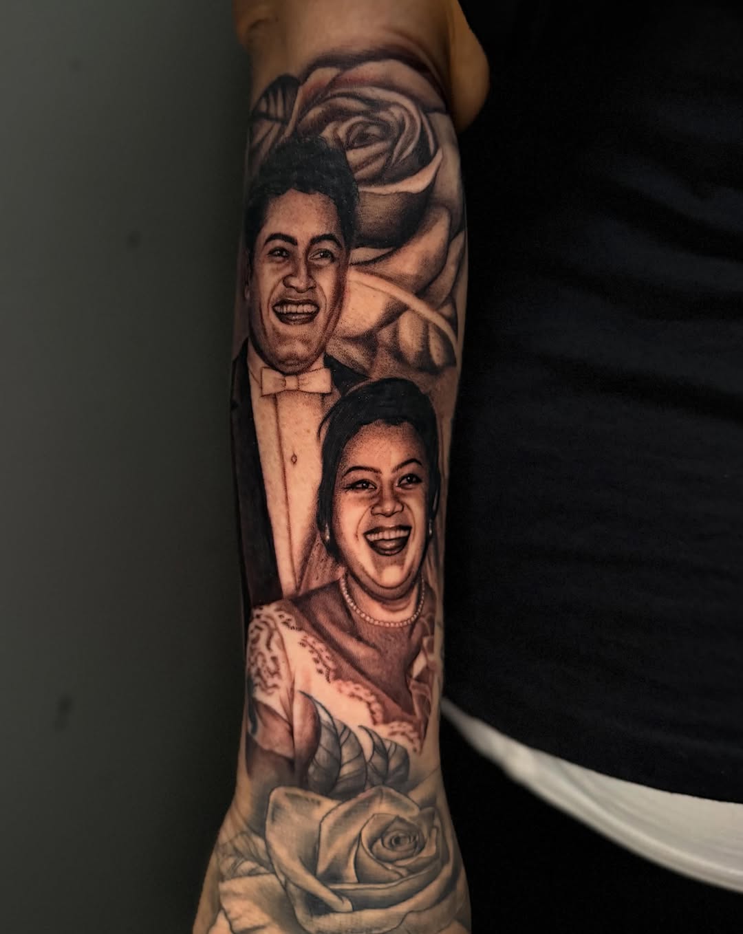 Tattoo by @skullsionink β realism, black_and_grey