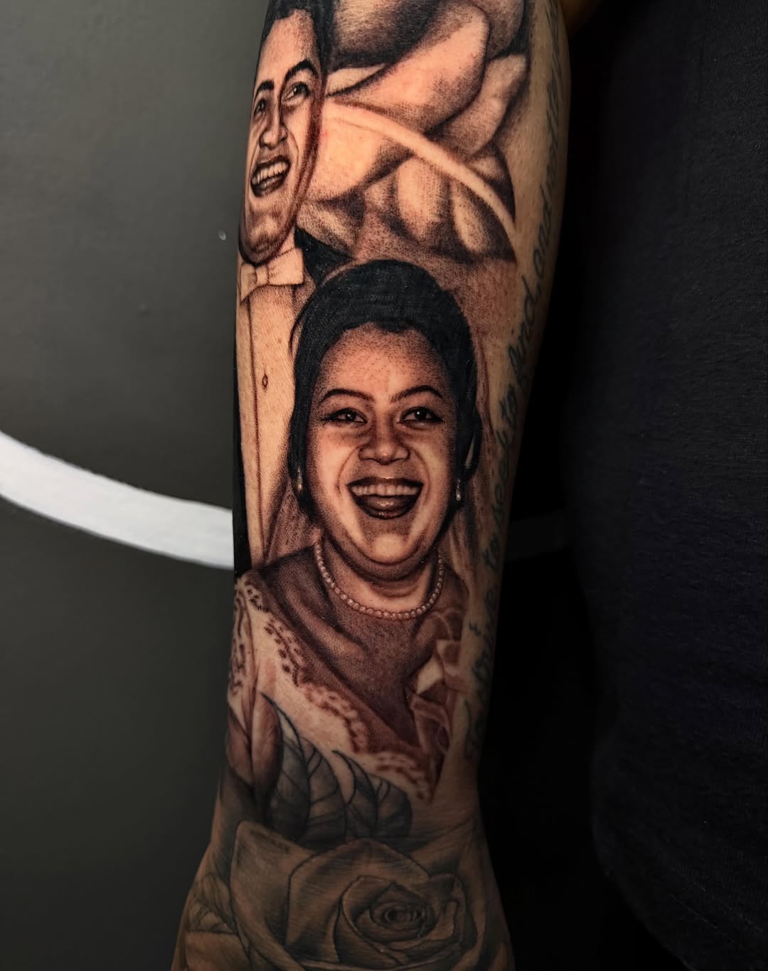 Tattoo by @skullsionink β realism, black_and_grey