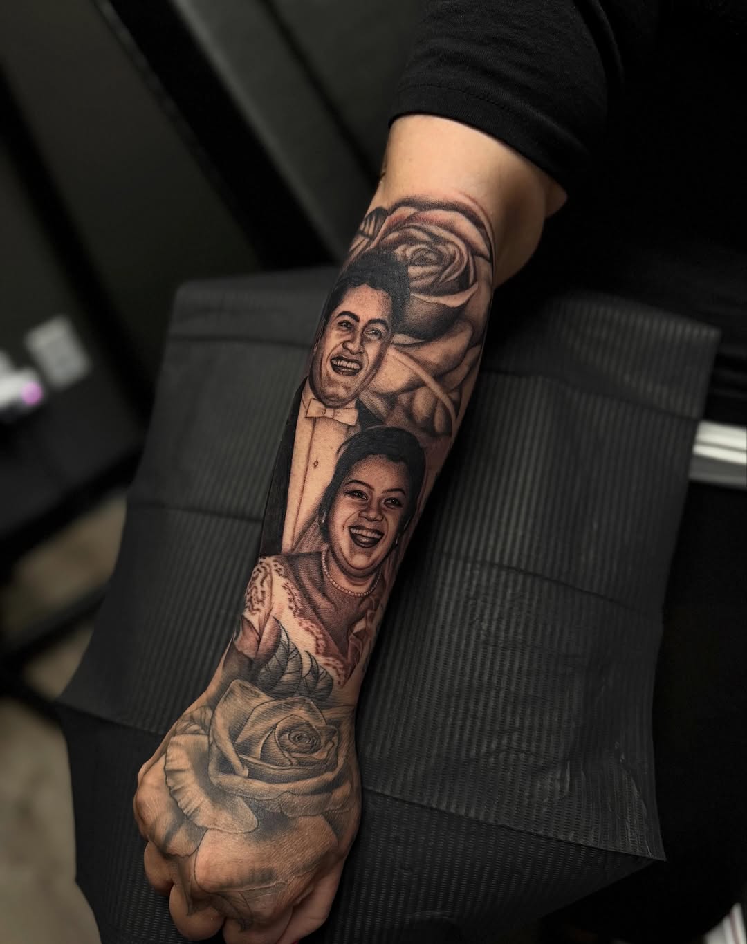 Tattoo by @skullsionink β realism, black_and_grey