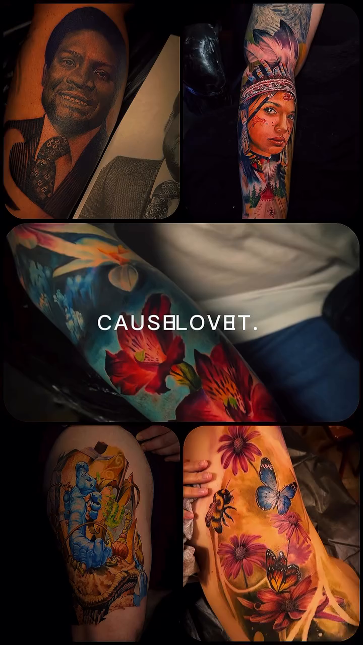 Tattoo by @rock_platinumkoi β realism, fine_line