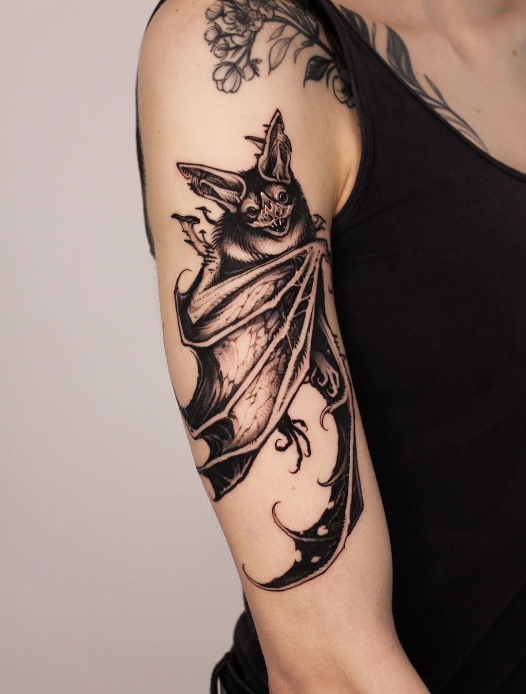 Tattoo by @wooleh__ — blackwork, realism