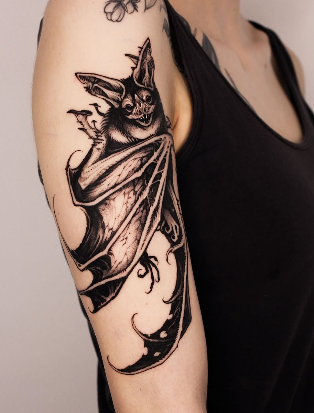 Tattoo by @wooleh__ — blackwork, realism
